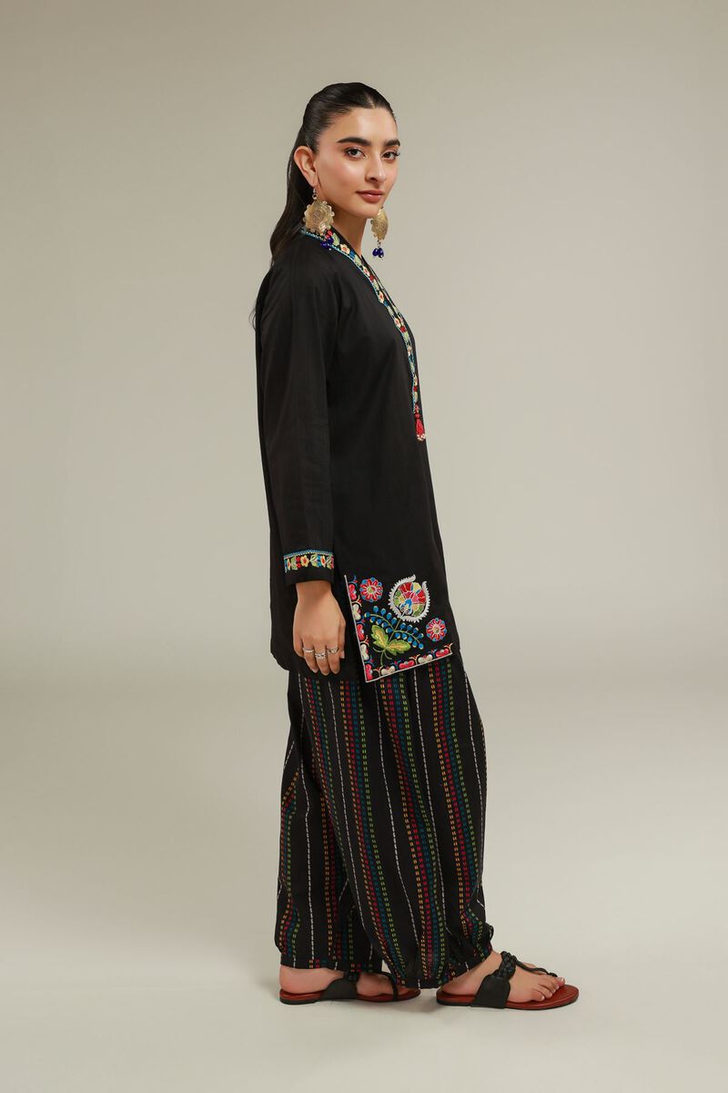Black Cotton Shalwar