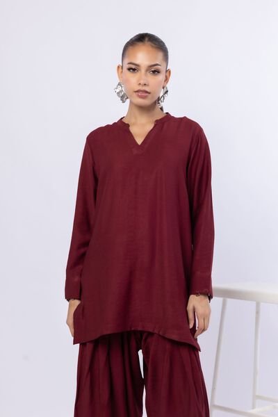 Dyed | Cotton Vortex Wrinkle
            
        Kurta