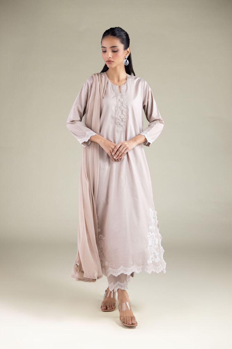 Lace Longline Kurta