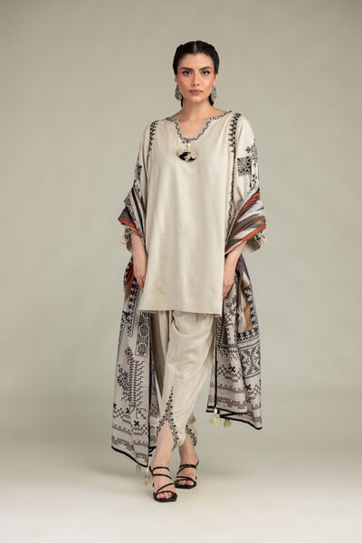 Raw Silk Shalwar, image 1