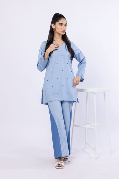 Embroidered | Crosshatch Poplin
            
        Kurta