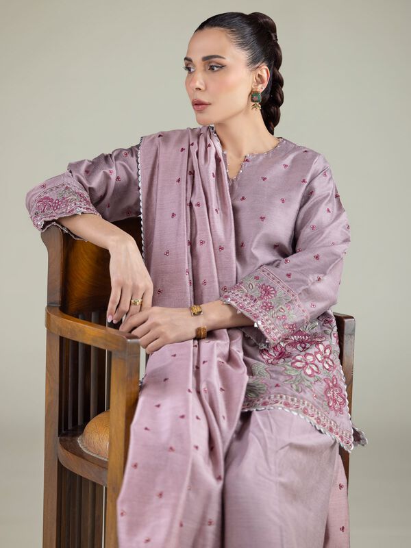Floral Threadwork Kurta
