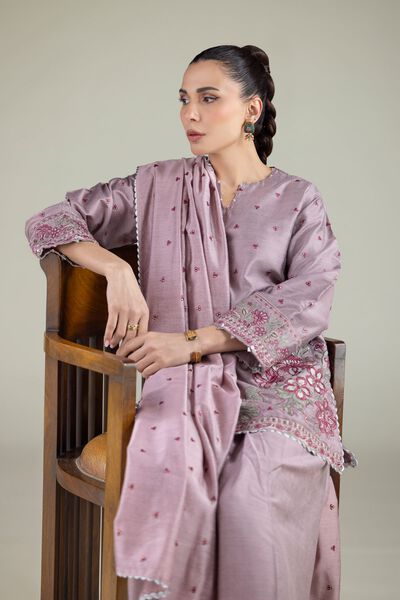 Floral Threadwork Kurta, image 1