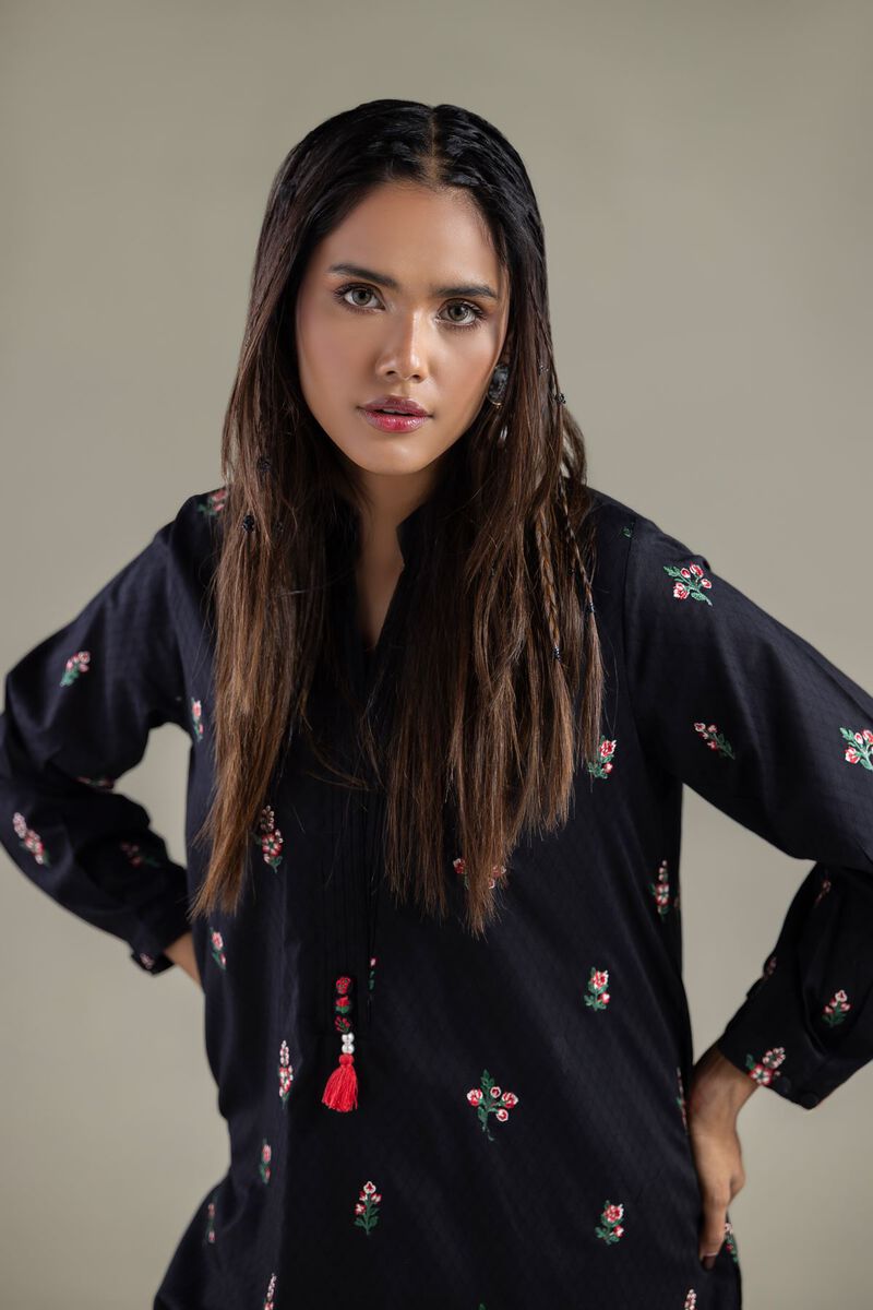 Long Floral Kurta