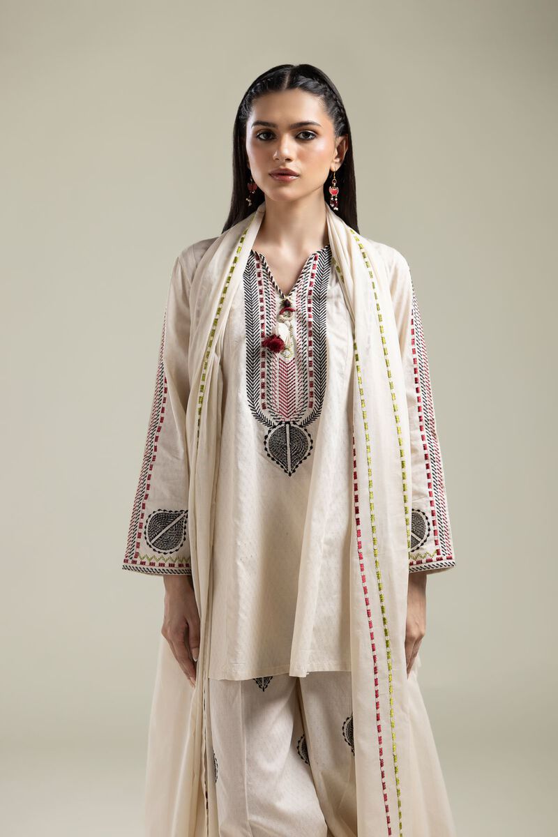 Lawn Geometric Dupatta