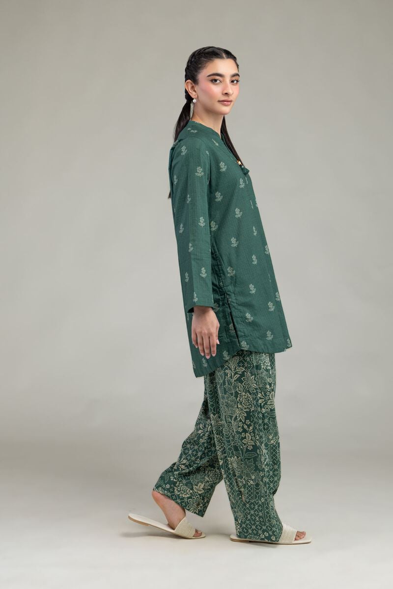 Floral Green Shalwar