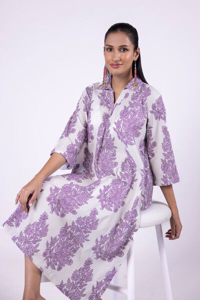 Printed | Ripple Crinkle | Kurta | PKR 2,000