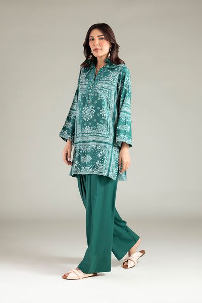Solid Relaxed Shalwar, image 1