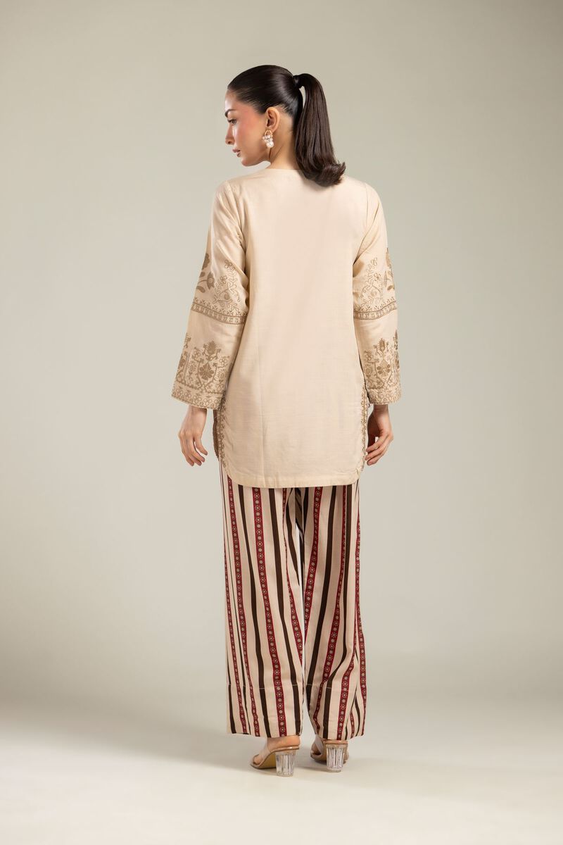 Floral Beige Kurta