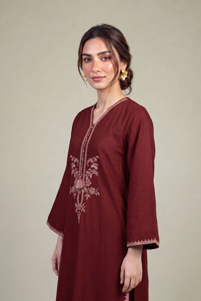 3 Piece - Dyed Printed Loose Fabric - 42604083