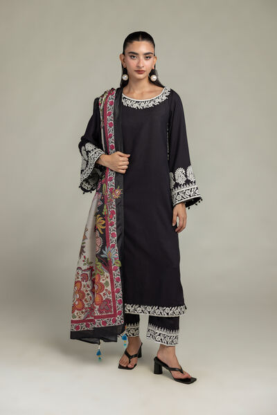 Black Silk Pants, image 1