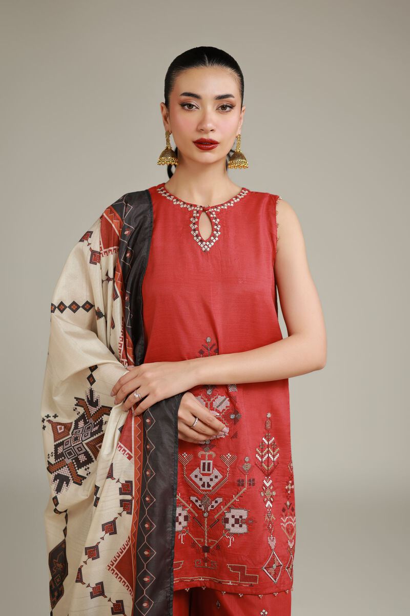 Printed Silk Dupatta