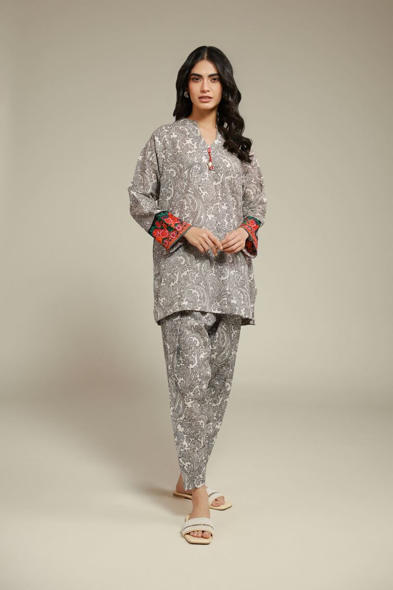 Short Paisley Kurta