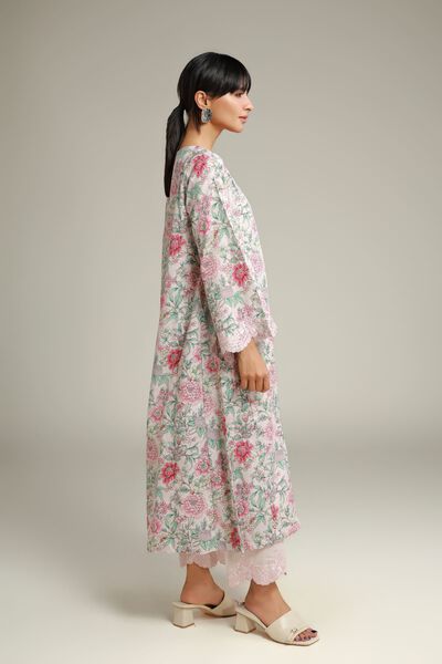 Floral Embroidered Pants, image 1