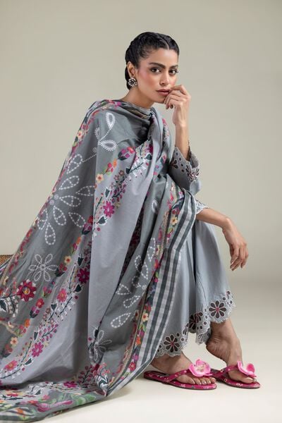Floral Dupatta, image 1