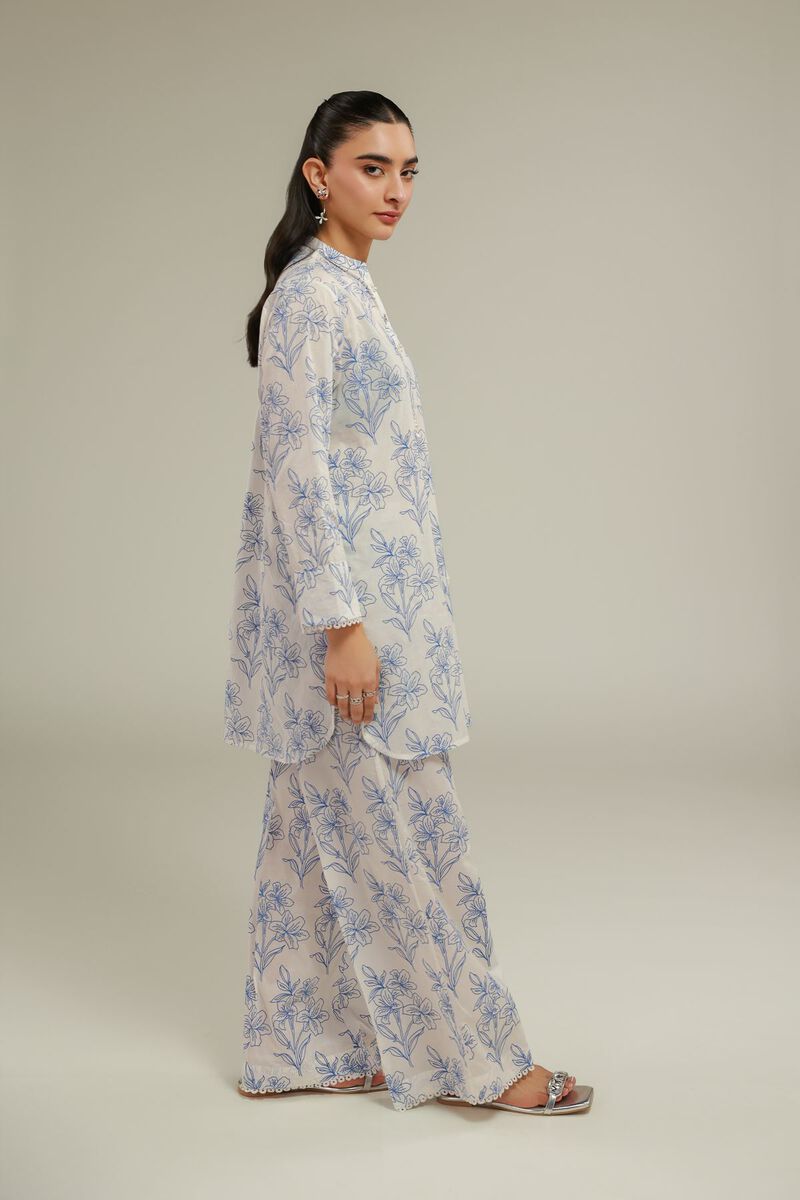 Pom-Pom Floral Pants