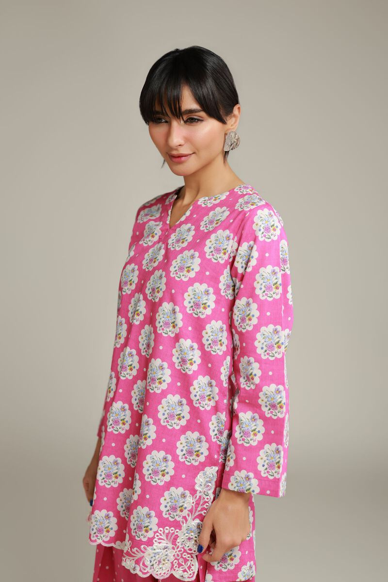 Floral Pink Kurta