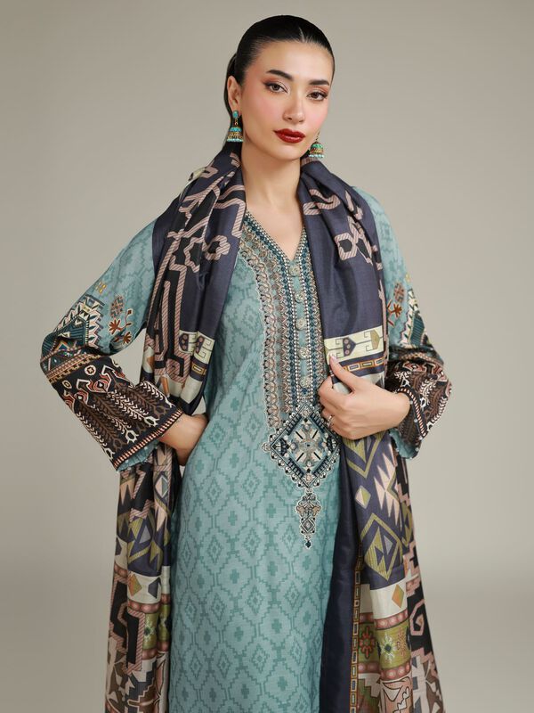 Teal Longline Kurta