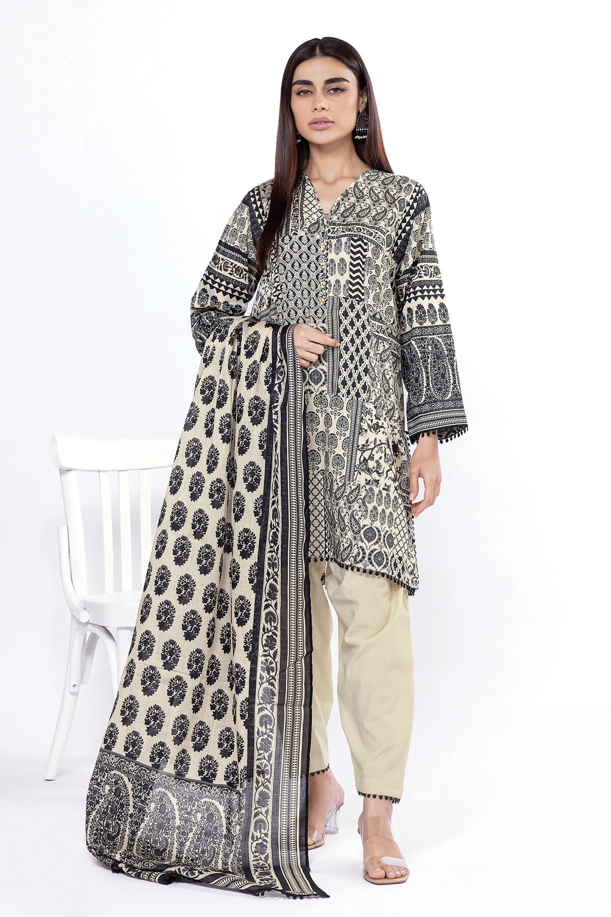 Khaadi Winter Collection 2024 - Buy Khaddar Kurtas and 3