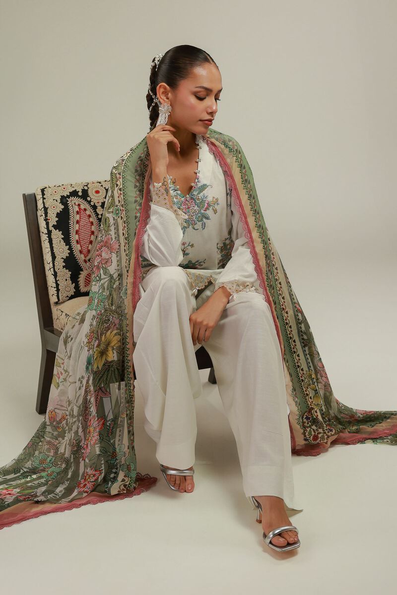 Summer Floral Dupatta