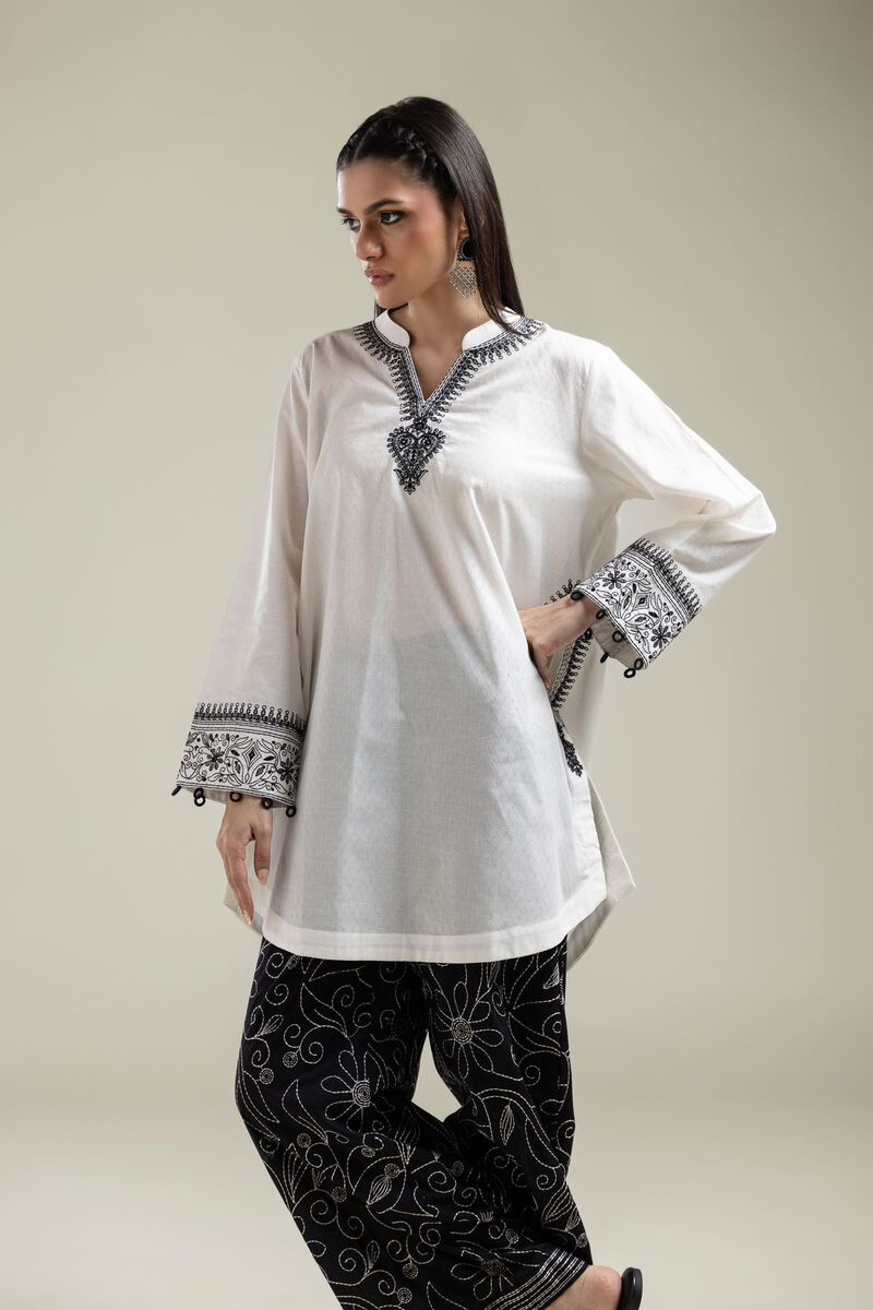 White Cotton Kurta