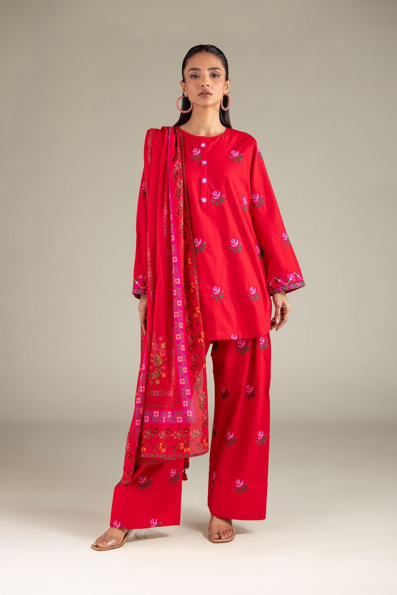 All-Season Floral Dupatta