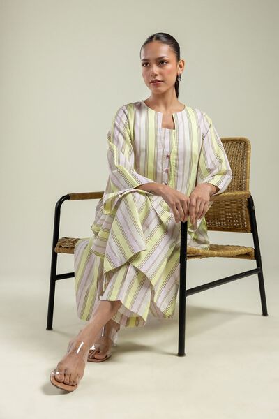 Vertical Striped Kurta, image 1