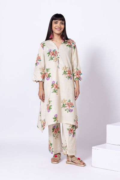 Embroidered | Crosshatch Poplin | Kurta | PKR 2,750