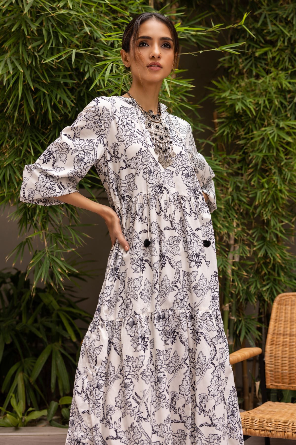 Khaadi white dress clearance