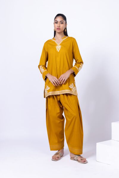 Embroidered | Crosshatch Poplin | Kurta | PKR 2,250