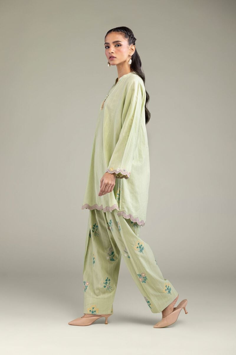 Floral Cotton Shalwar view 2