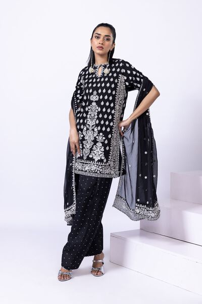 Embroidered | Polyester Crinkle Chiffon | Kurta | PKR 7,000