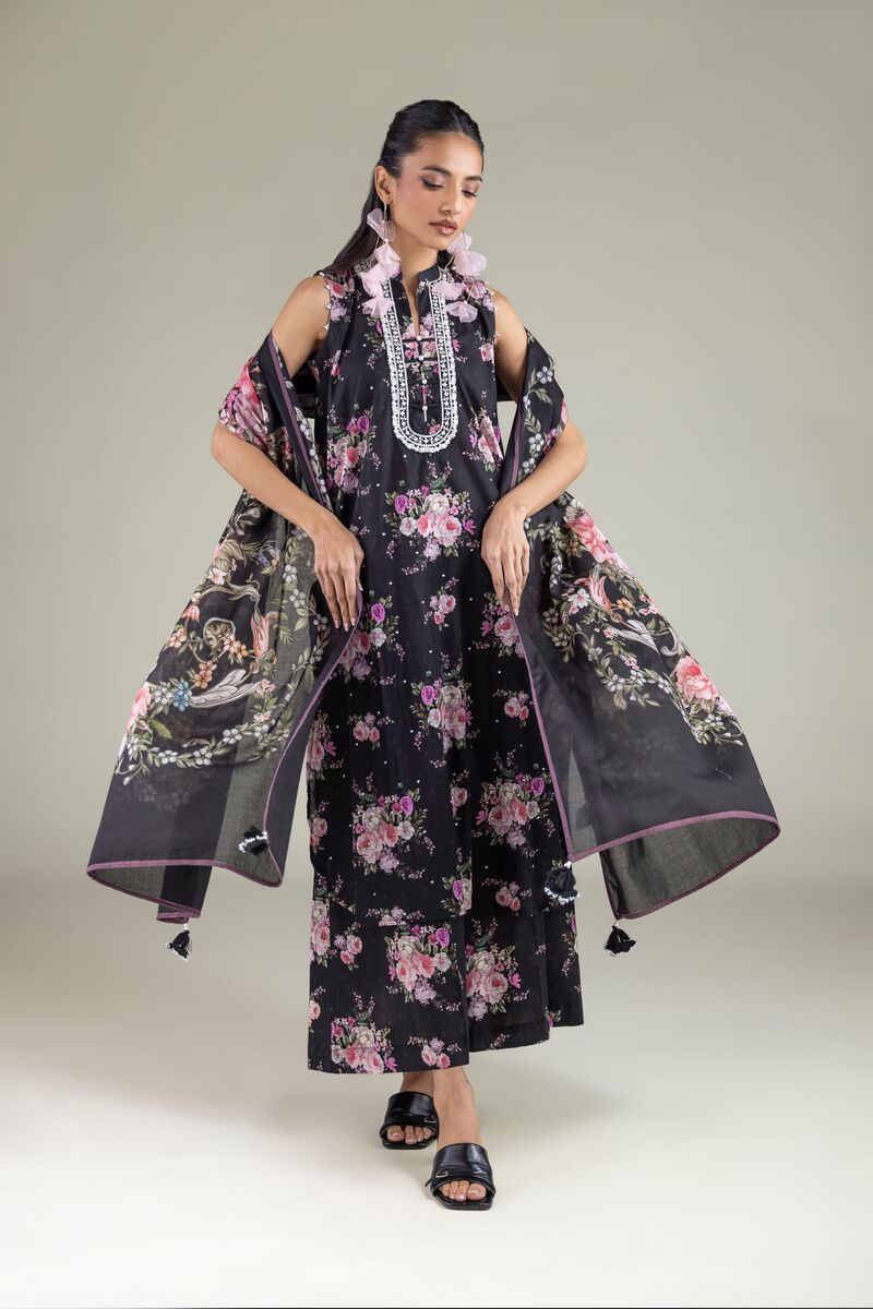 Floral Draped Dupatta