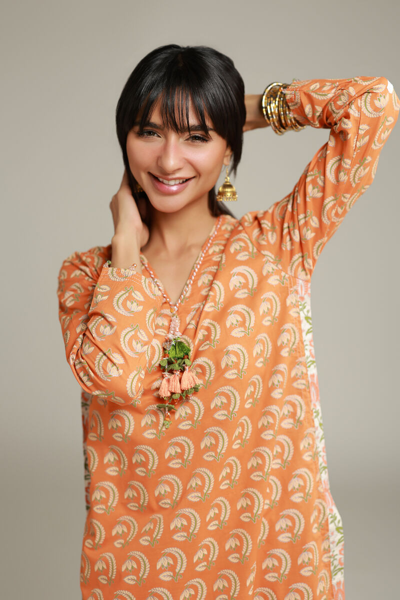 Floral Tassel Kurta
