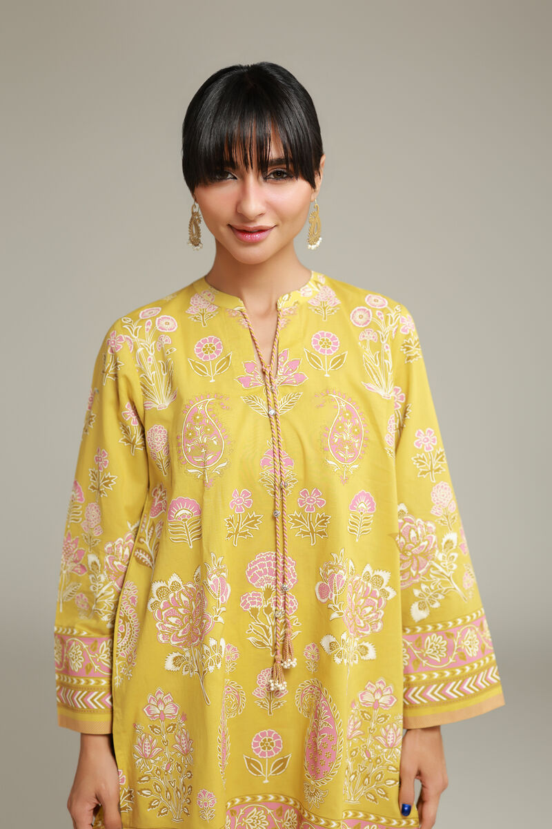 Cambric Drawstring Kurta