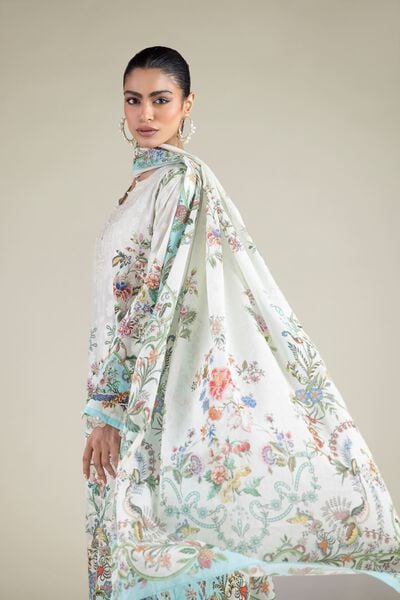 Embroidered Broshia Tailored 3-Piece Set