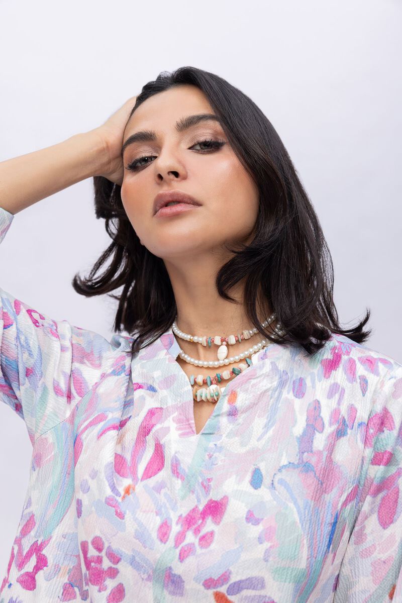 Abstract Cotton Kurta