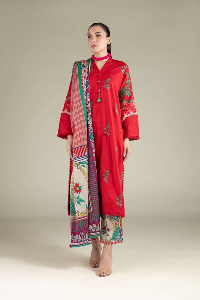 Floral Regular Pants, image 1