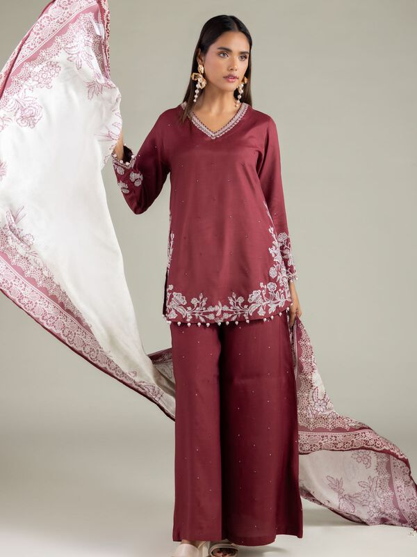 Floral Pearl Kurta