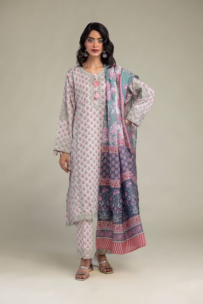 Floral Silk Kurta, image 1