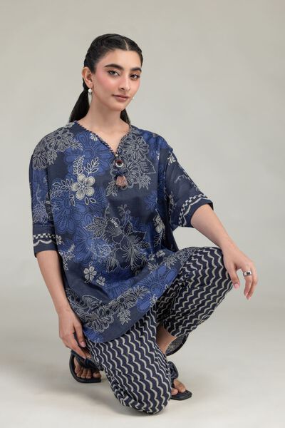 Short Floral Kurta, image 1