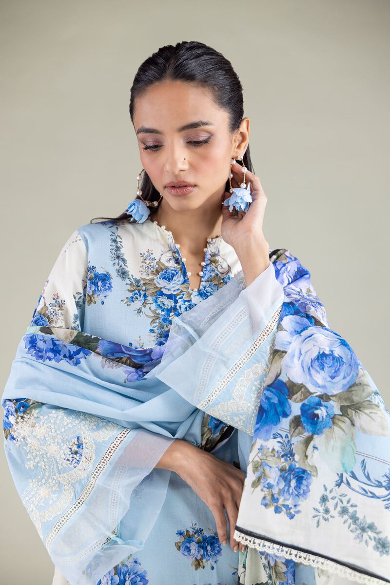 Floral Draped Dupatta