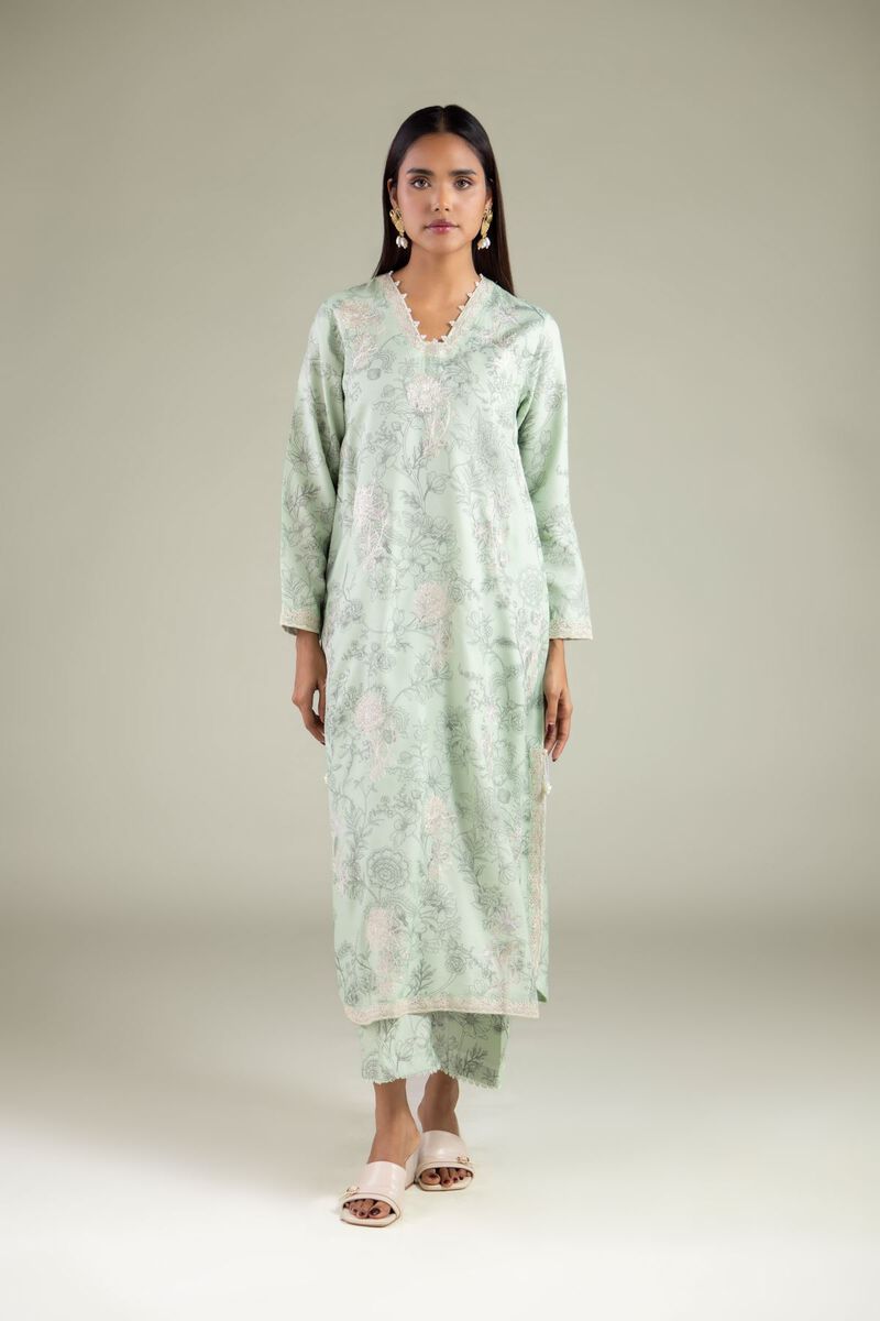 Floral Longline Kurta