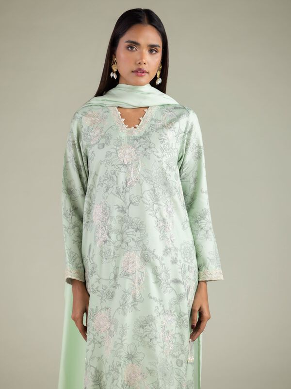 Floral Longline Kurta