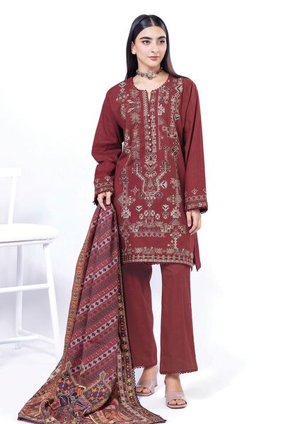 Embroidered | Crosshatch | Fabrics 3 Piece | PKR 4,800