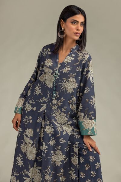 Floral Longline Kurta, image 1