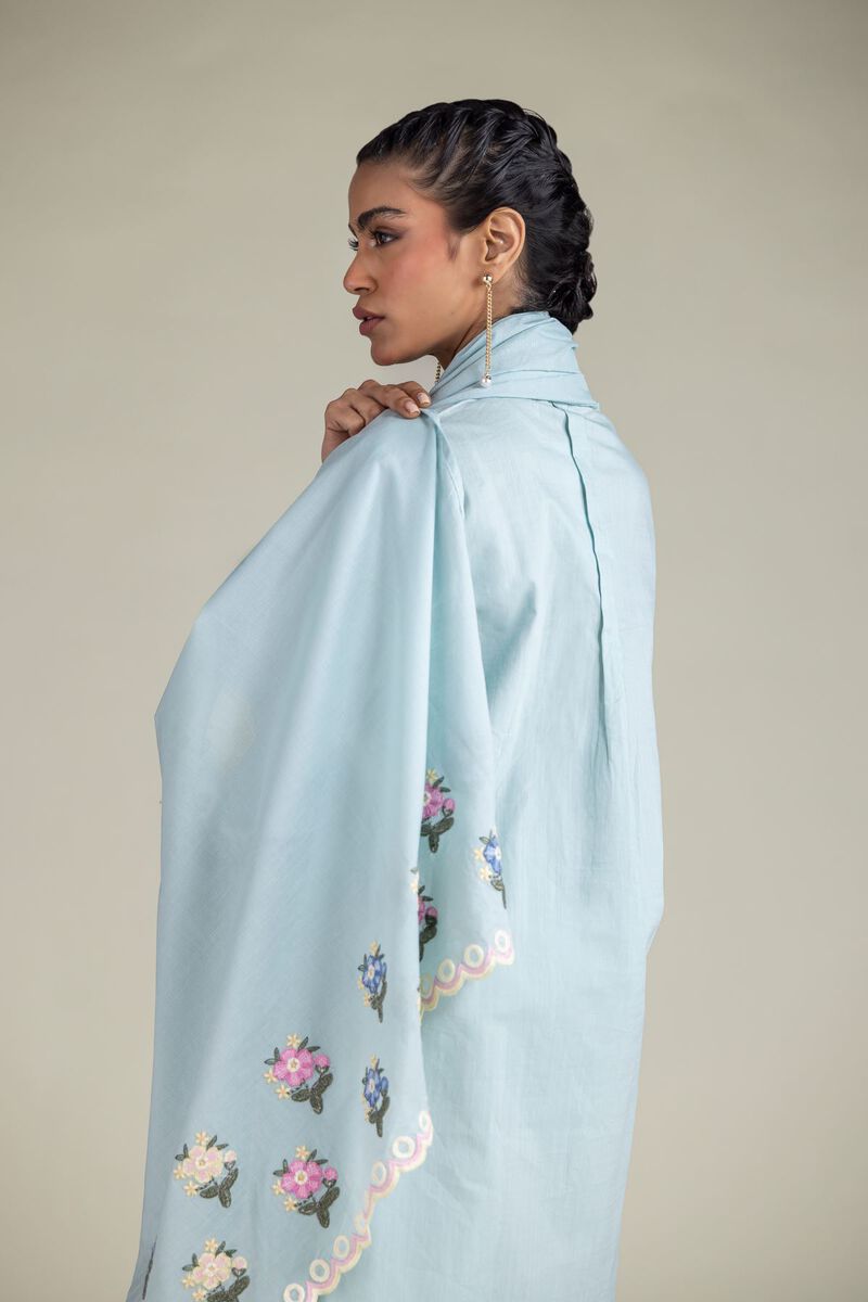 Floral Draped Dupatta
