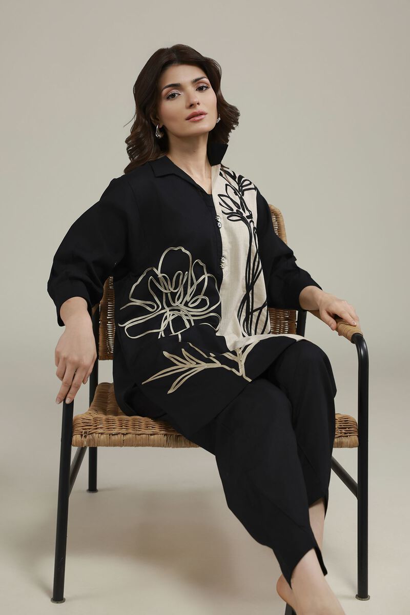 Floral Threadwork Kurta