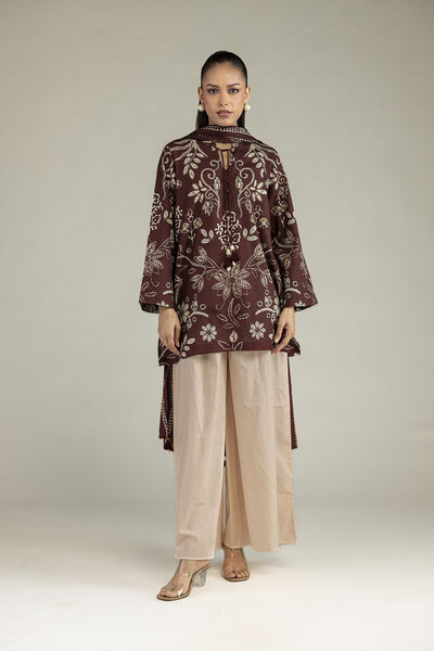 Beige Cotton Pants, image 1