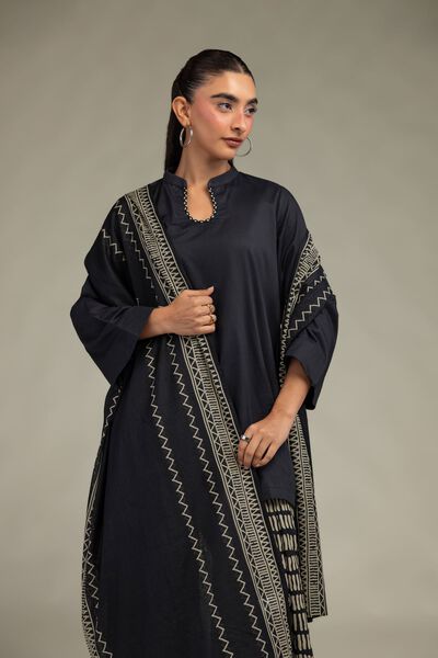 Printed Lawn Dupatta, image 1